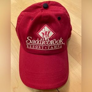 SADDLEBROOK RESORT ahead logo Red Hat Tampa golf & tennis VINTAGE NEW!